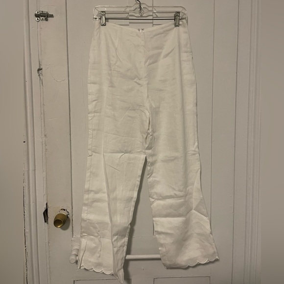 WHITE Reformation linen pants - Picture 3 of 6